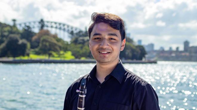 Nicholas D’Silva, clarinettist